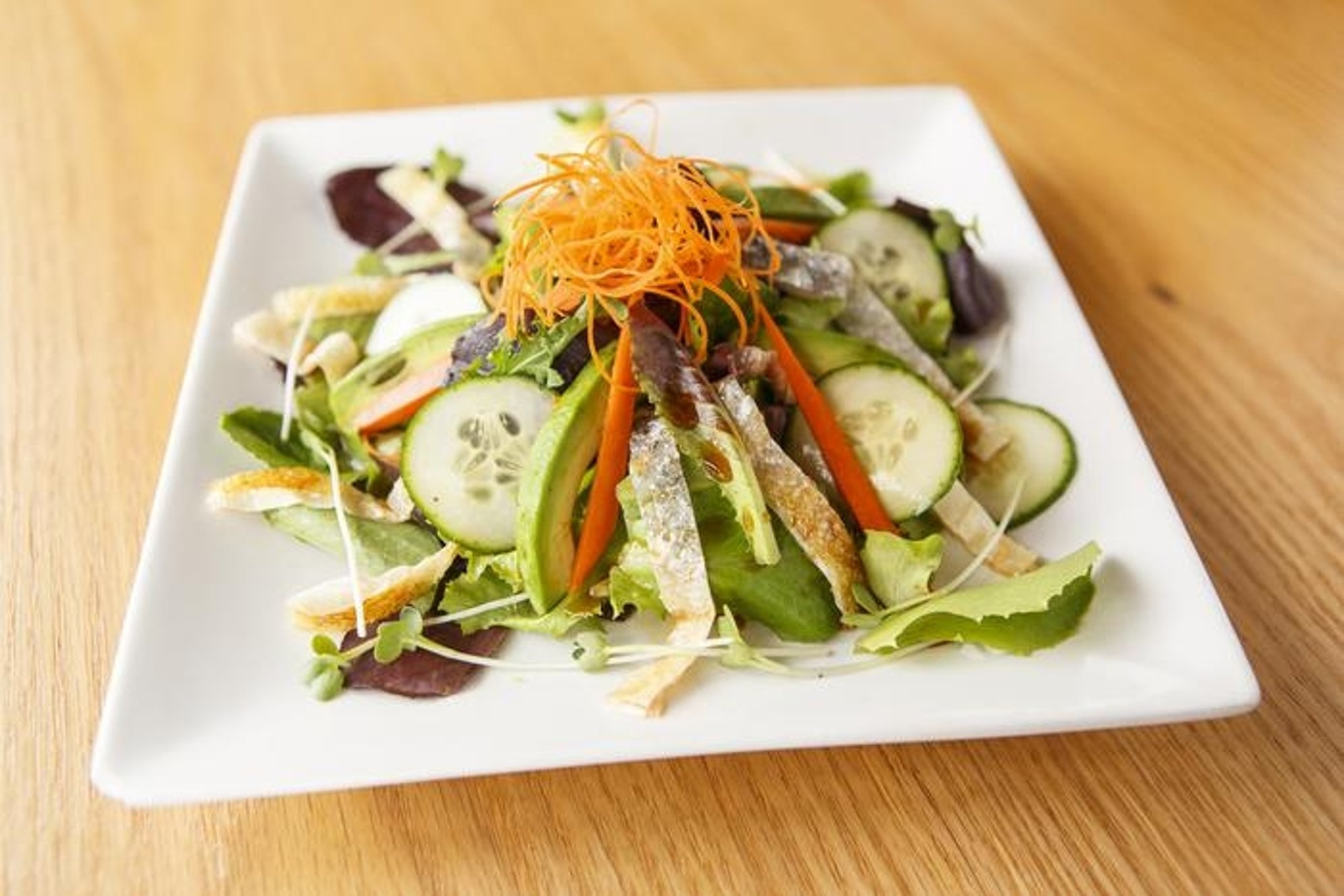 Salmon Skin Salad