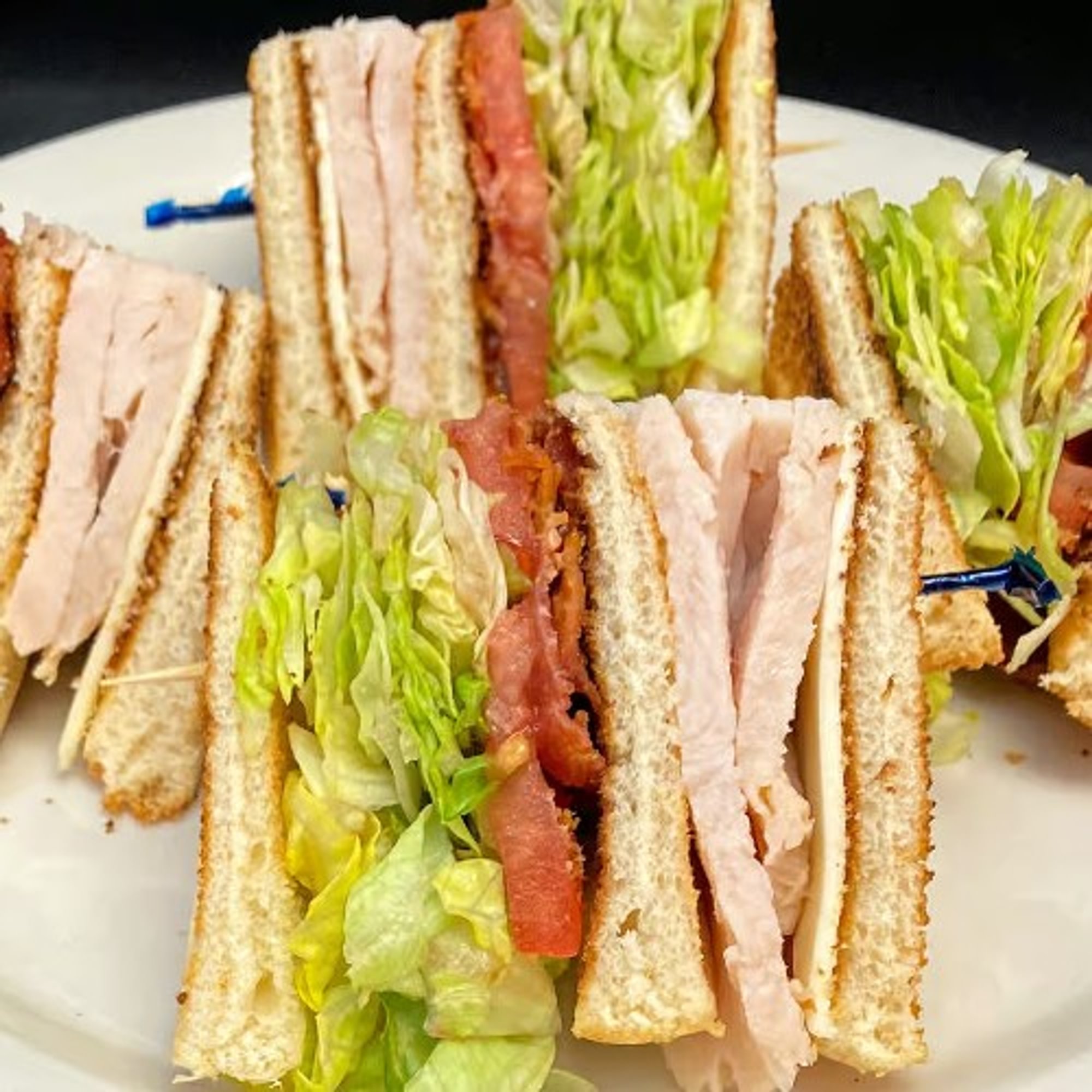 Turkey Bacon Club Sandwich