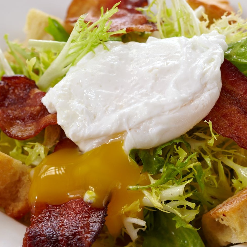 Our Lyonnaise Salad with Poached Egg