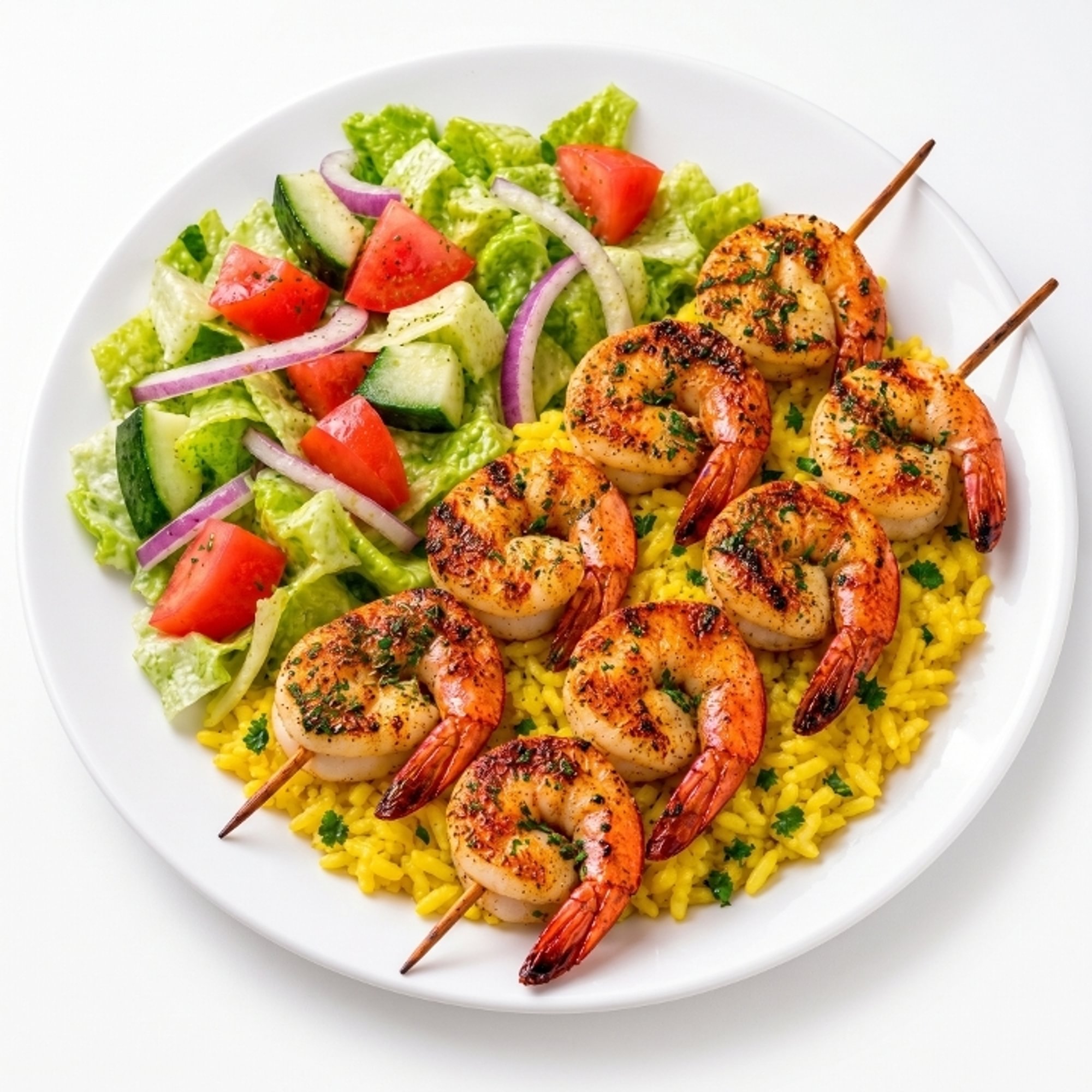 Shrimp Kabob Platter