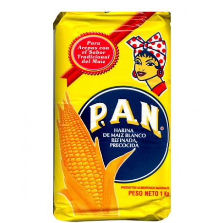 harina Pan de Maiz blanca 1k