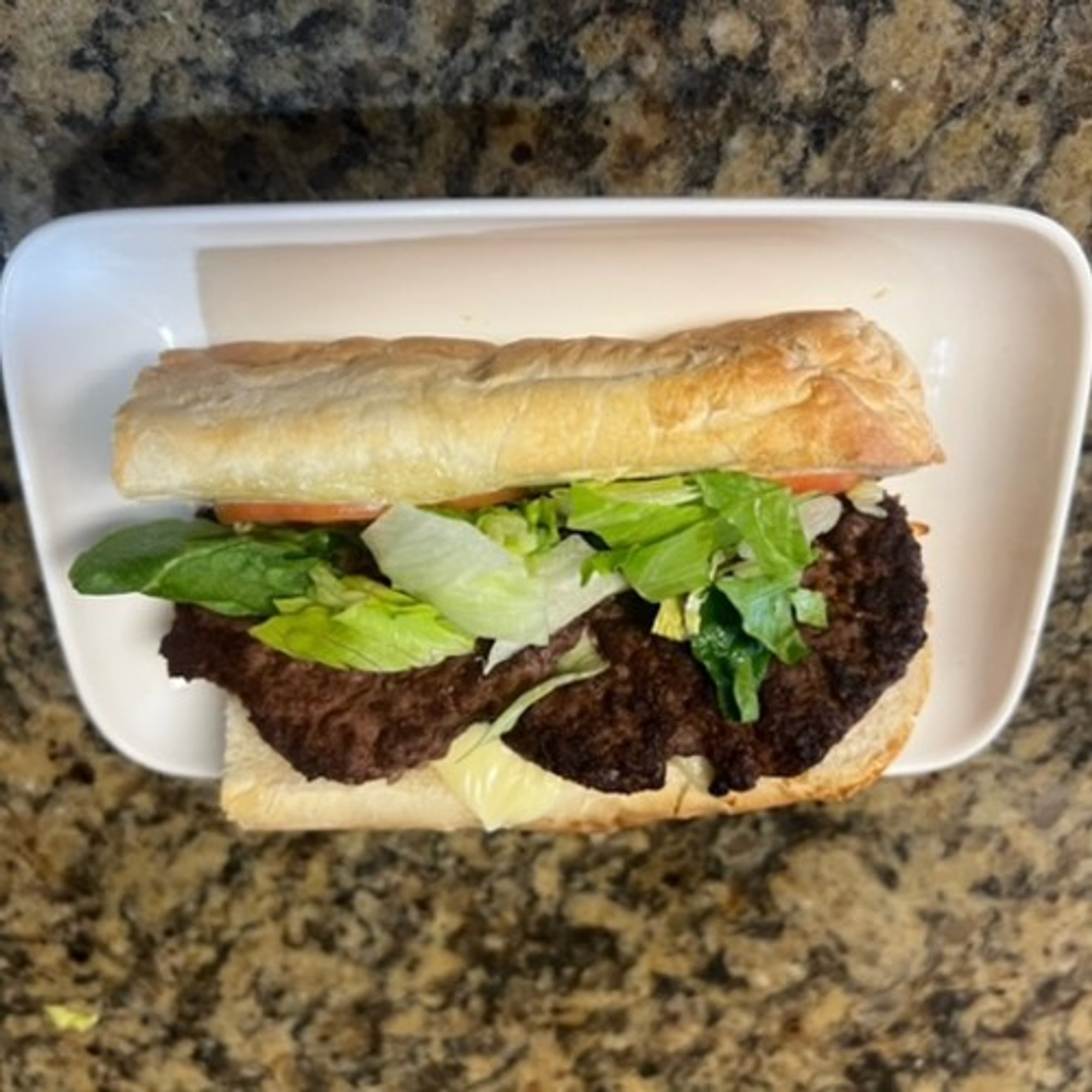 Cheeseburger Hot Sub (Small)