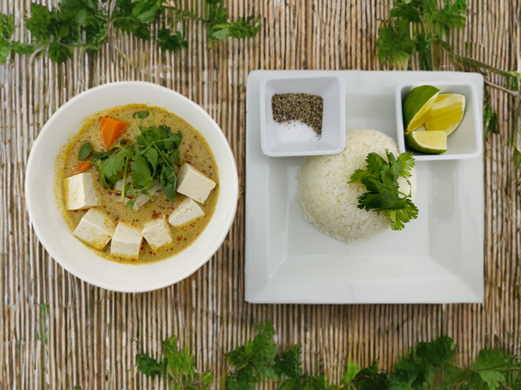 Curry Tofu with Rice