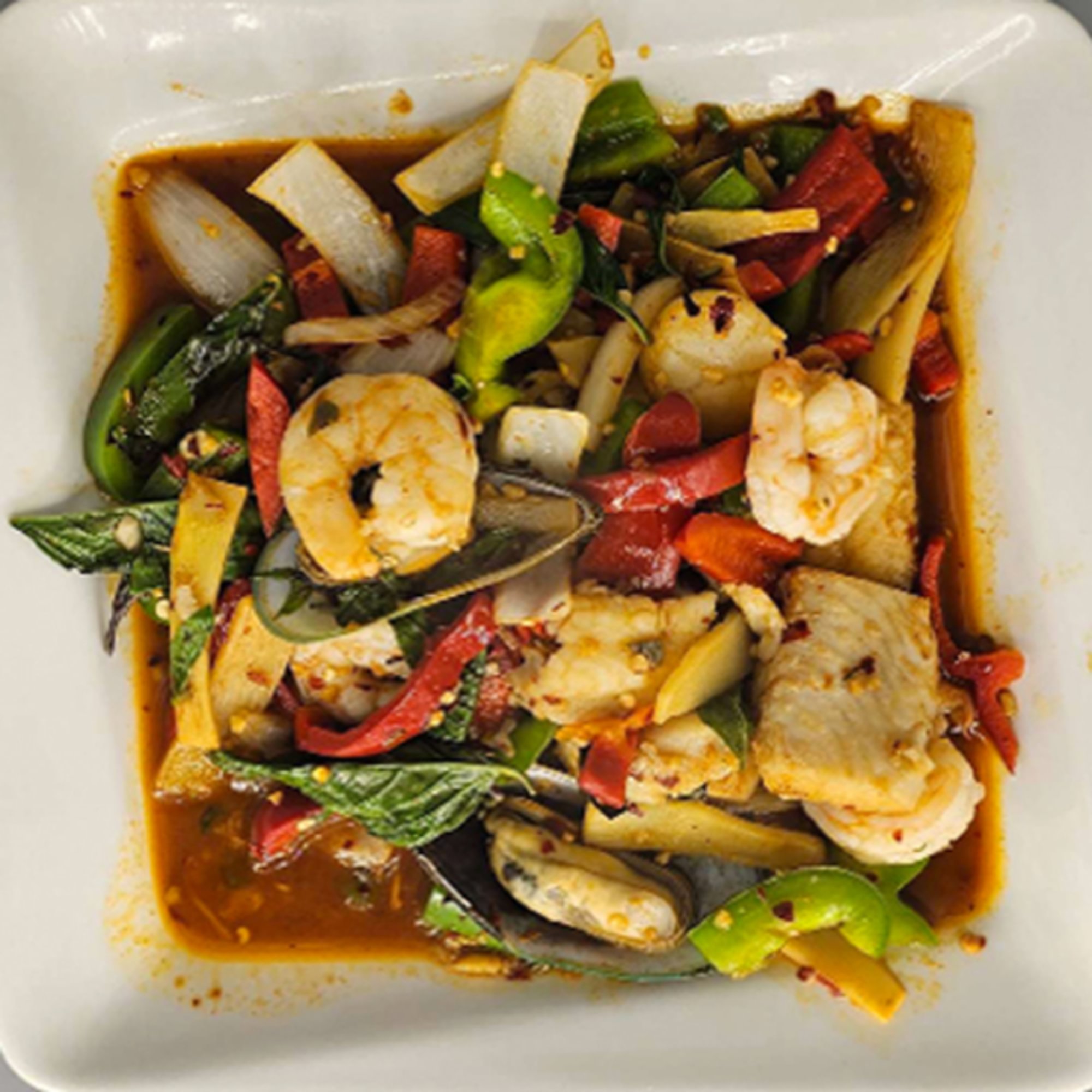 Basil and Chili Seafood Combo