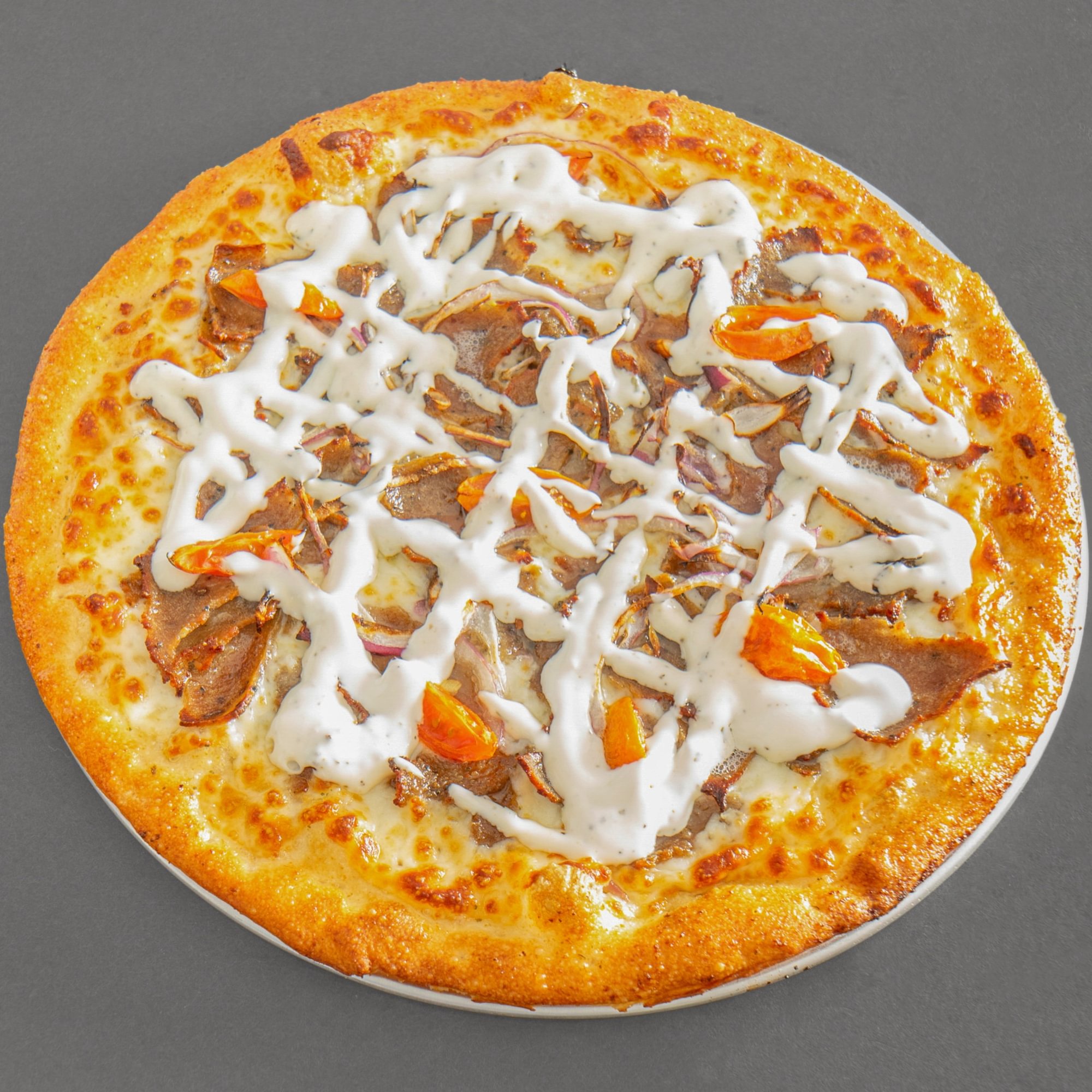 Beef and Lamb Gyro Pizza