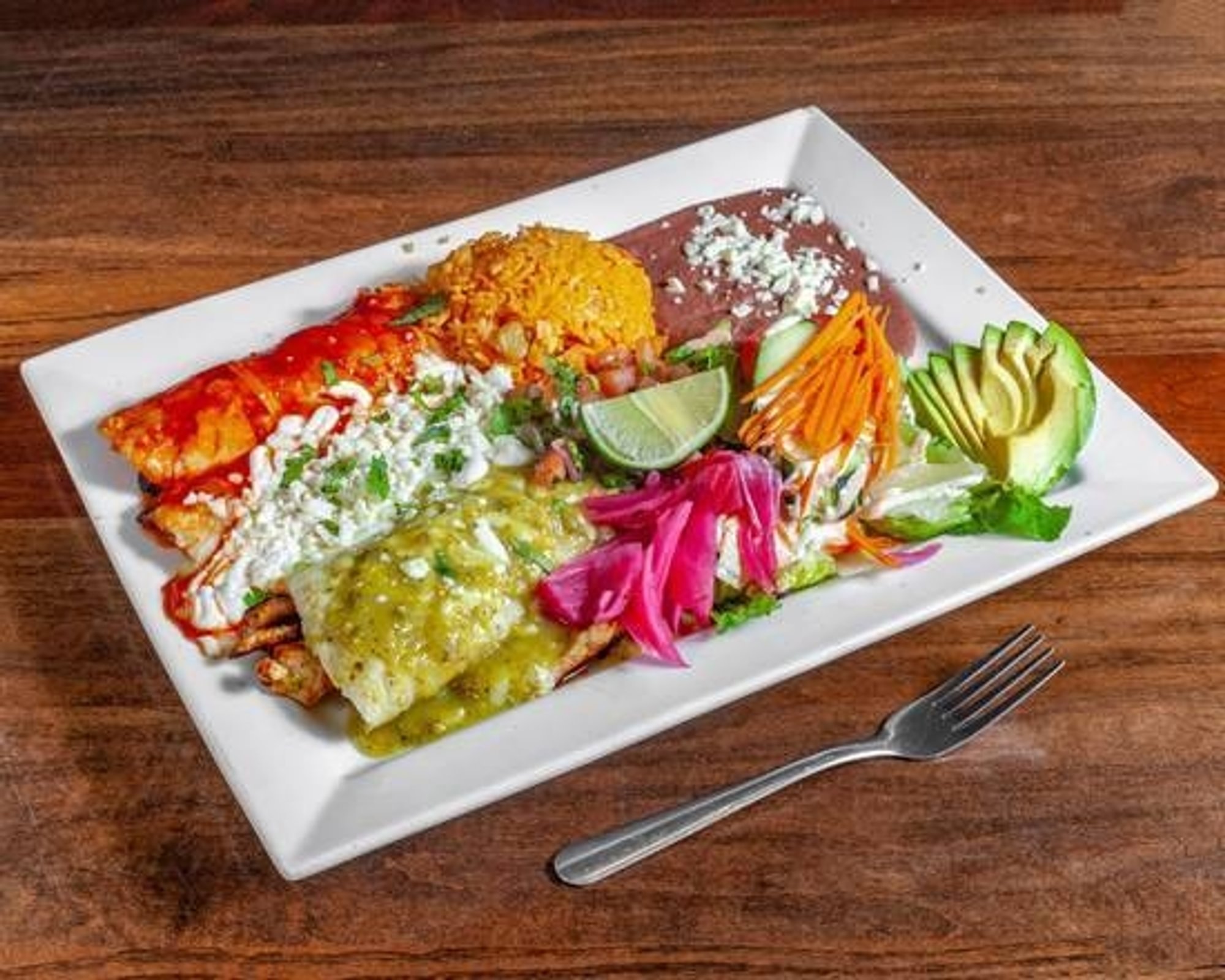 Enchilada banderas