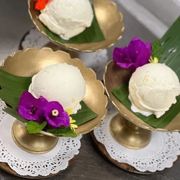 Coconut - Pineapple Ice Cream