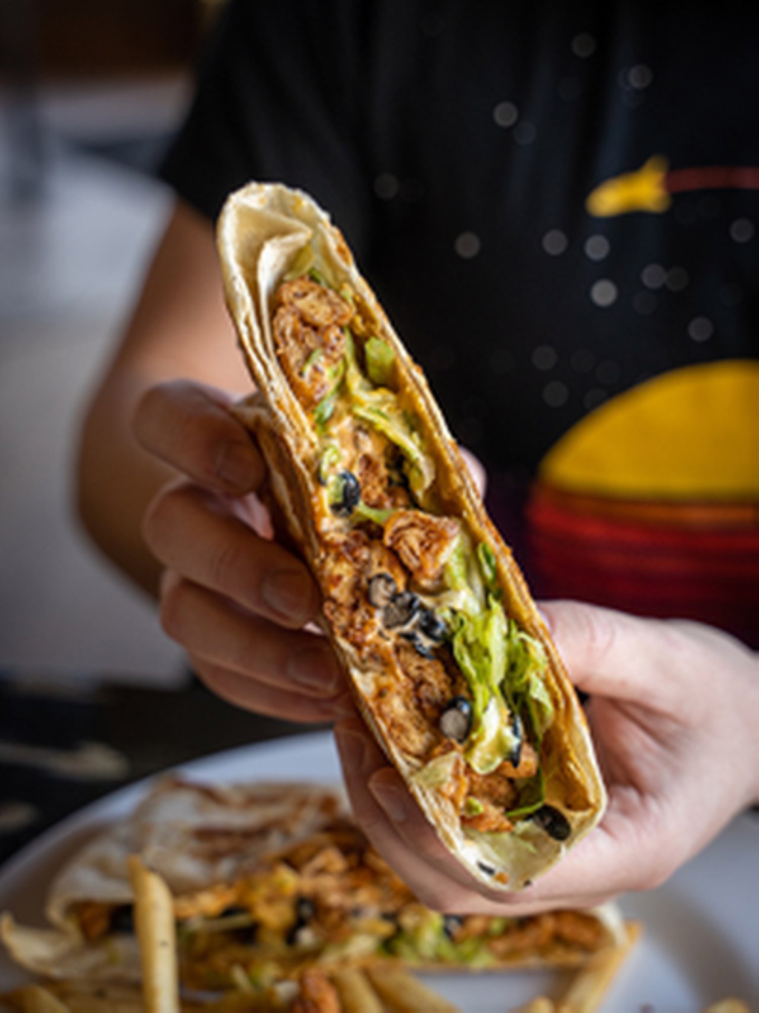 plant based Albuquerque Crunch Wrap