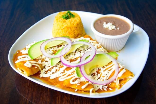 Mexican White Cheese Enchilada