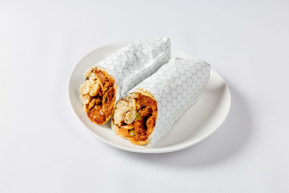 Lamb Vindaloo Naan Wrap