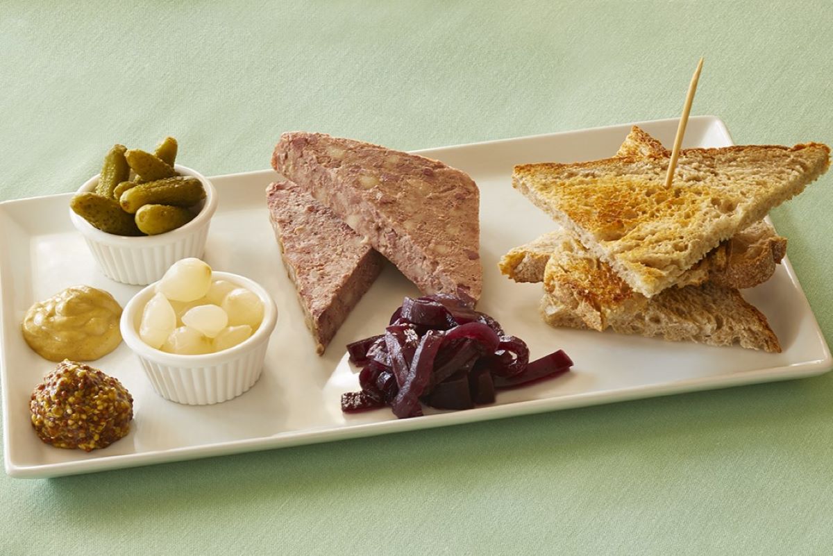 Country Pate and Cornichons