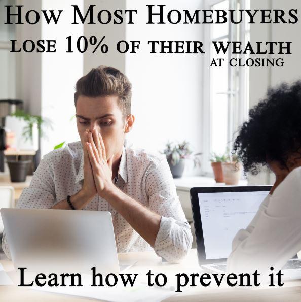 Homeowner's are loosing 10% of their wealth, when they do not get the lowest rate and fee mortgage