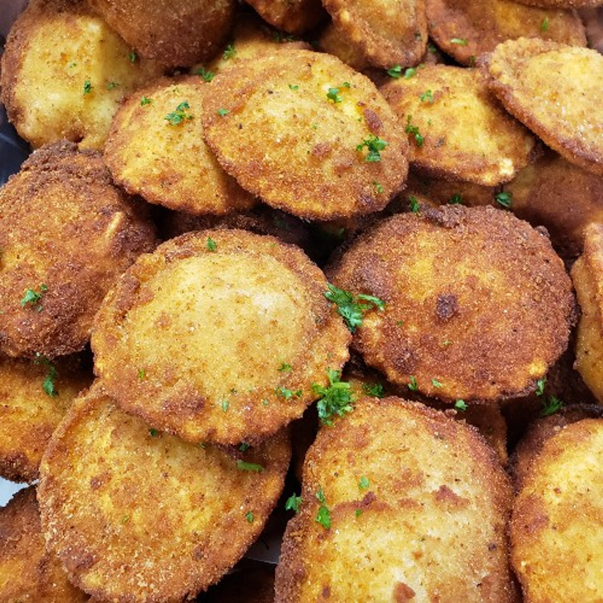 Fried Ravioli with Sauce