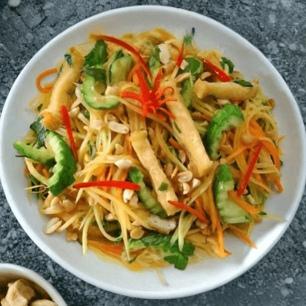 16. Tofu & Papaya Salad / Gỏi Đu Đủ Đậu Hủ
