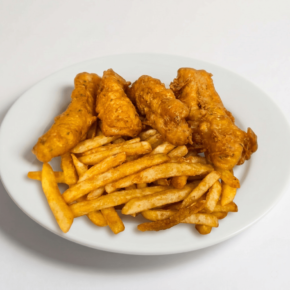 Battered Cod Dinner