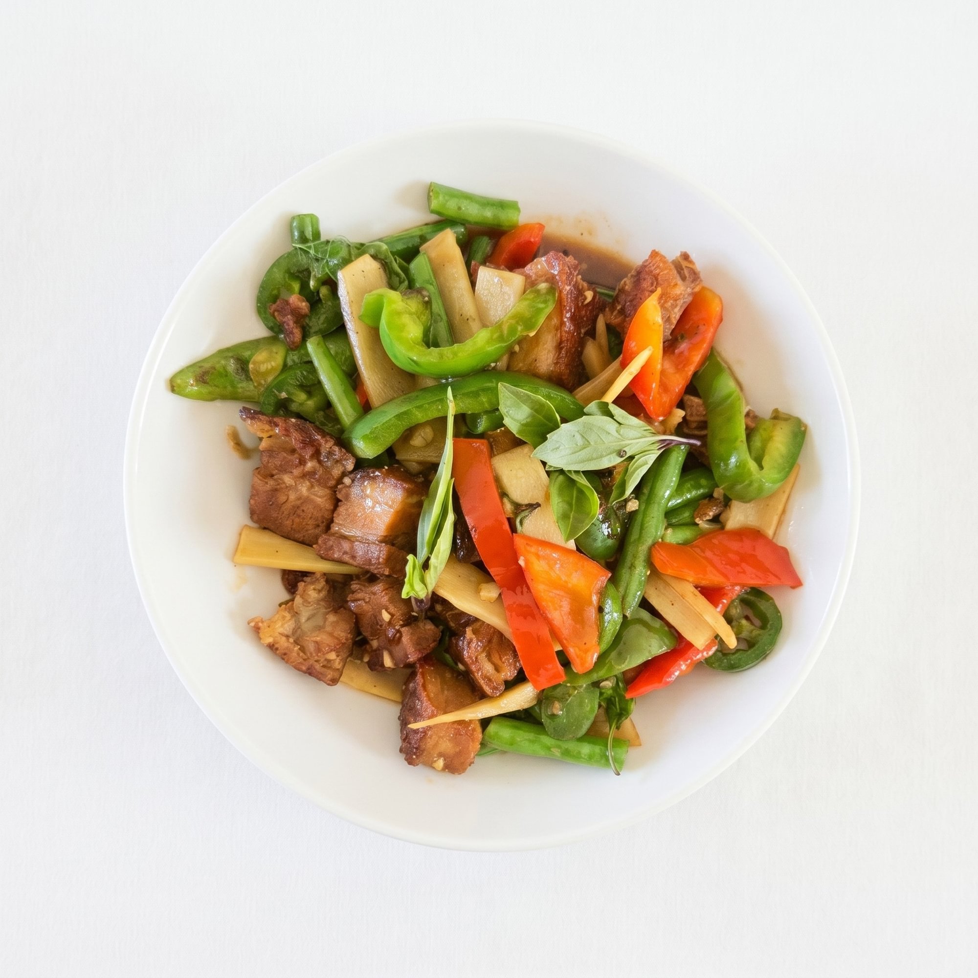 Pad Kra Pao Moo Grob