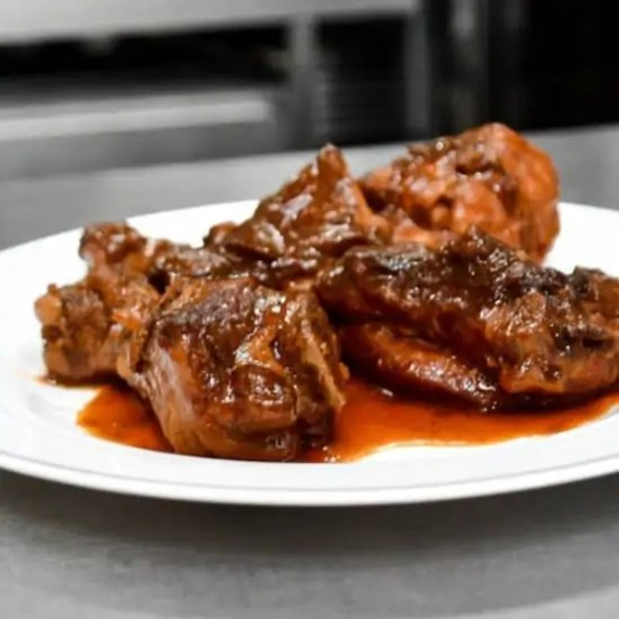 2- Stew Chicken with Jasmine Rice Cabbage and Plantains