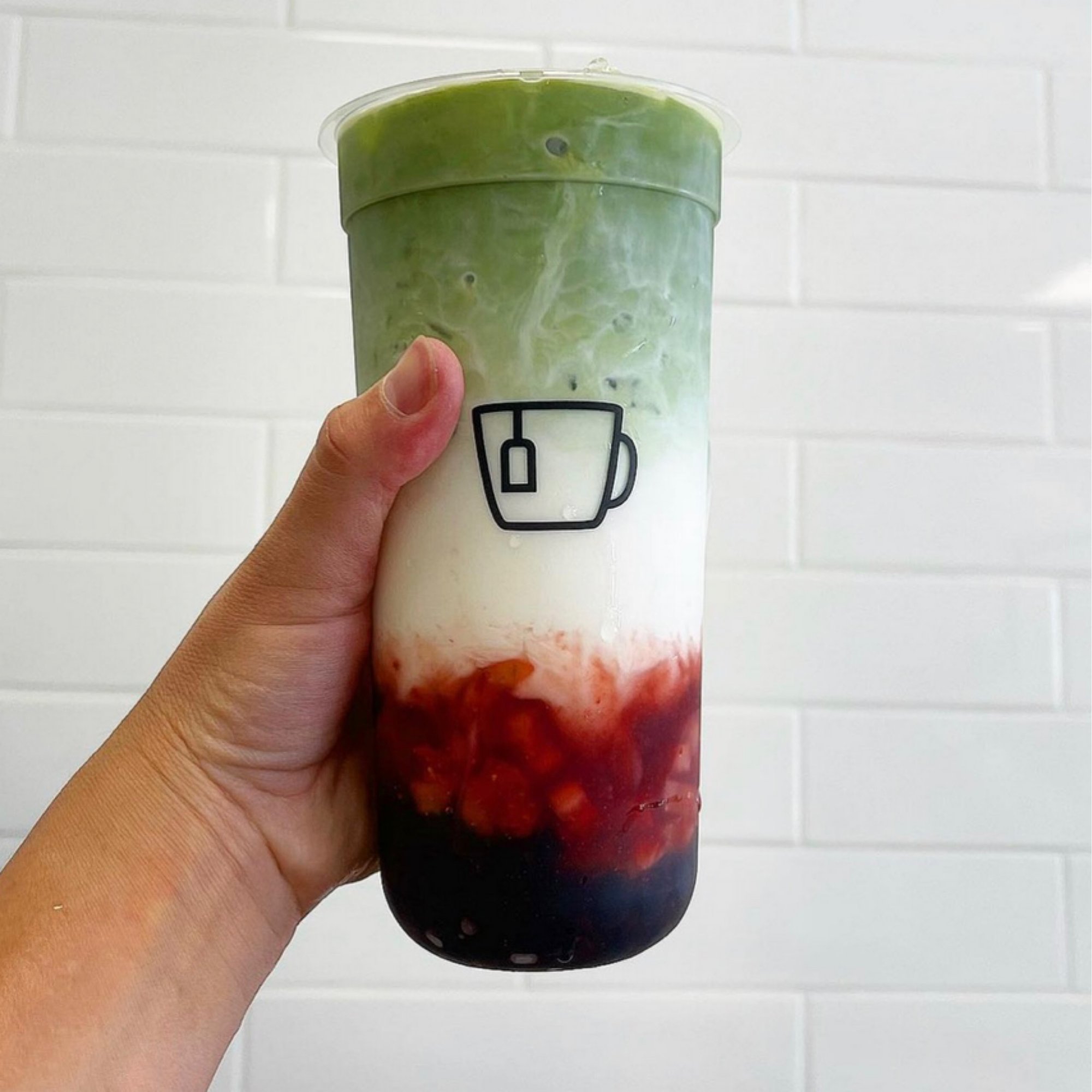 Strawberry Matcha Latte