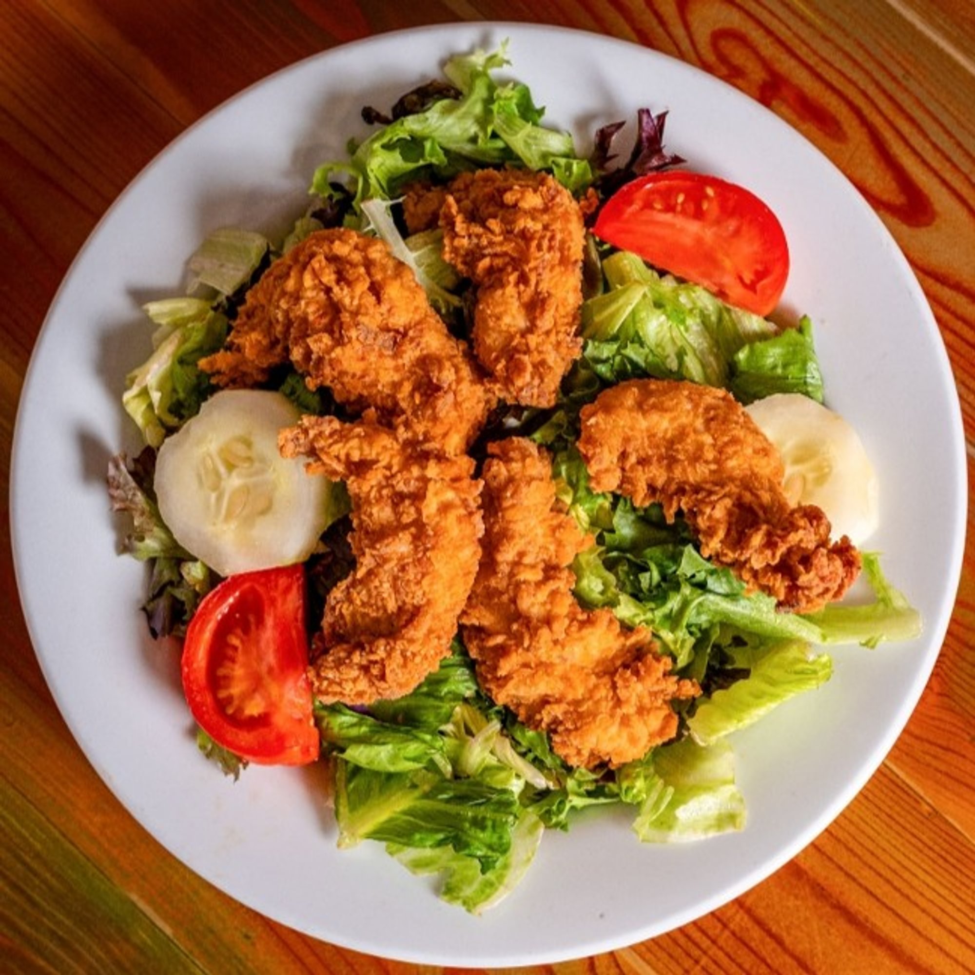 4pc Chicken Finger Salad
