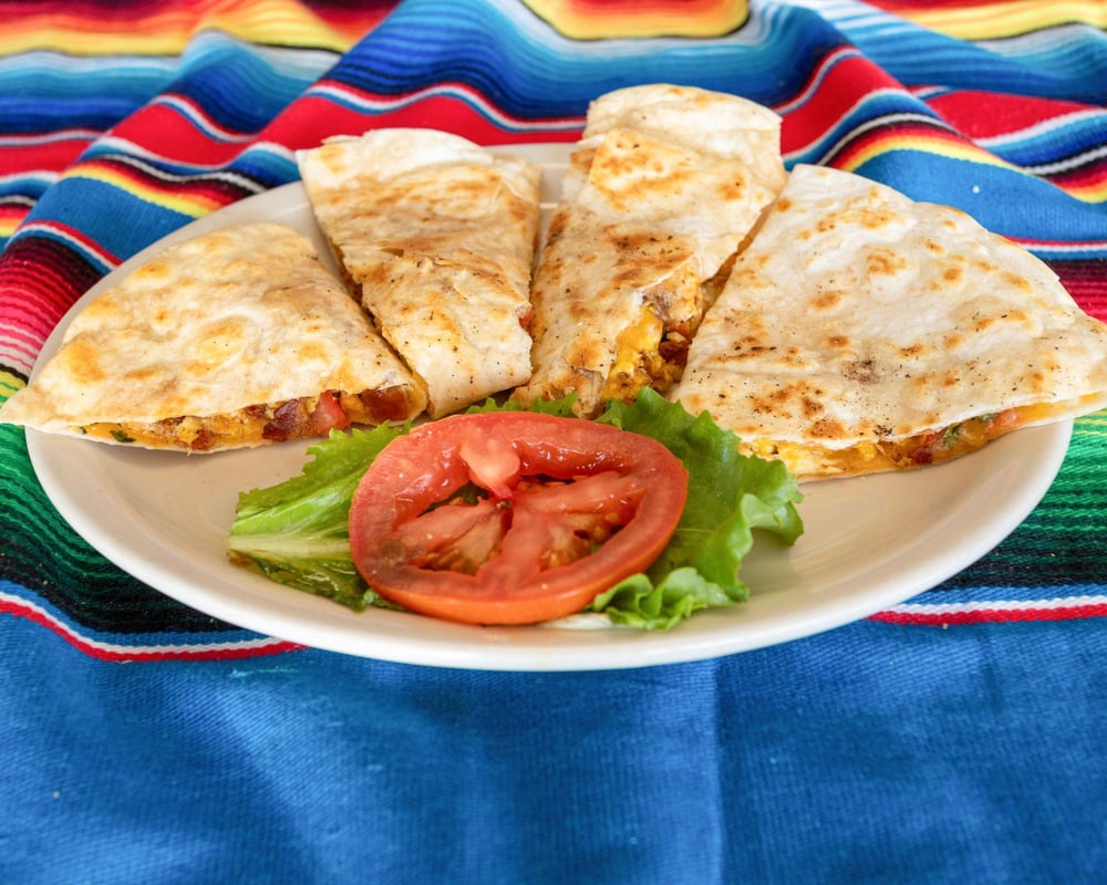 Half Veggie Quesadilla