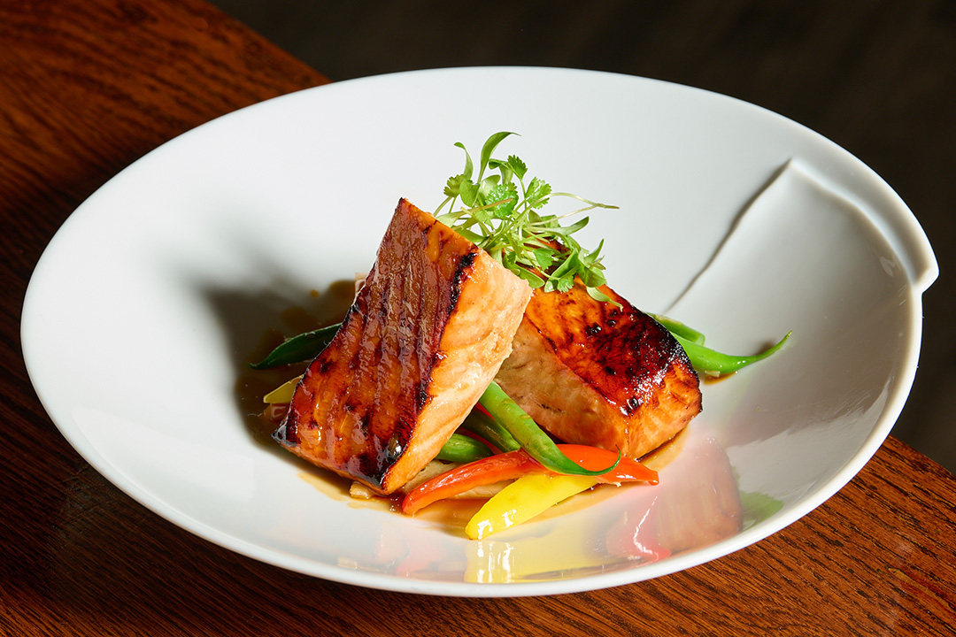 HONEY GLAZED SALMON