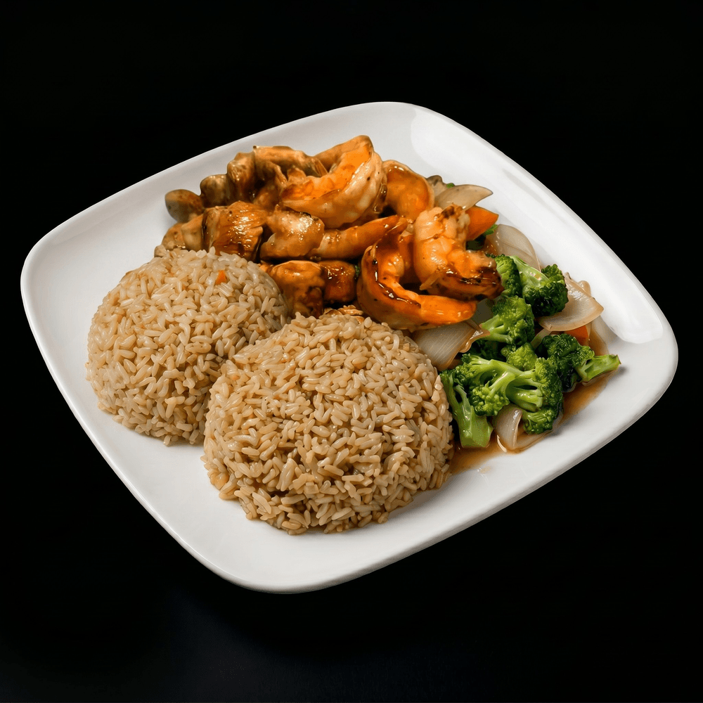 23. Chicken and Shrimp Hibachi Combo