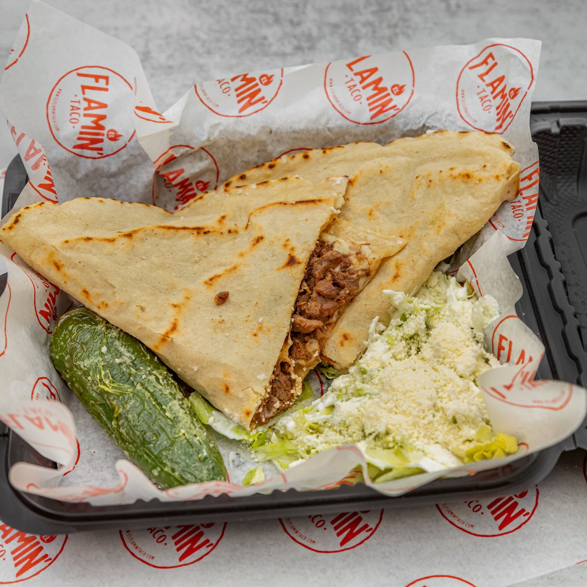 Meat & Cheese (Corn Tortilla)