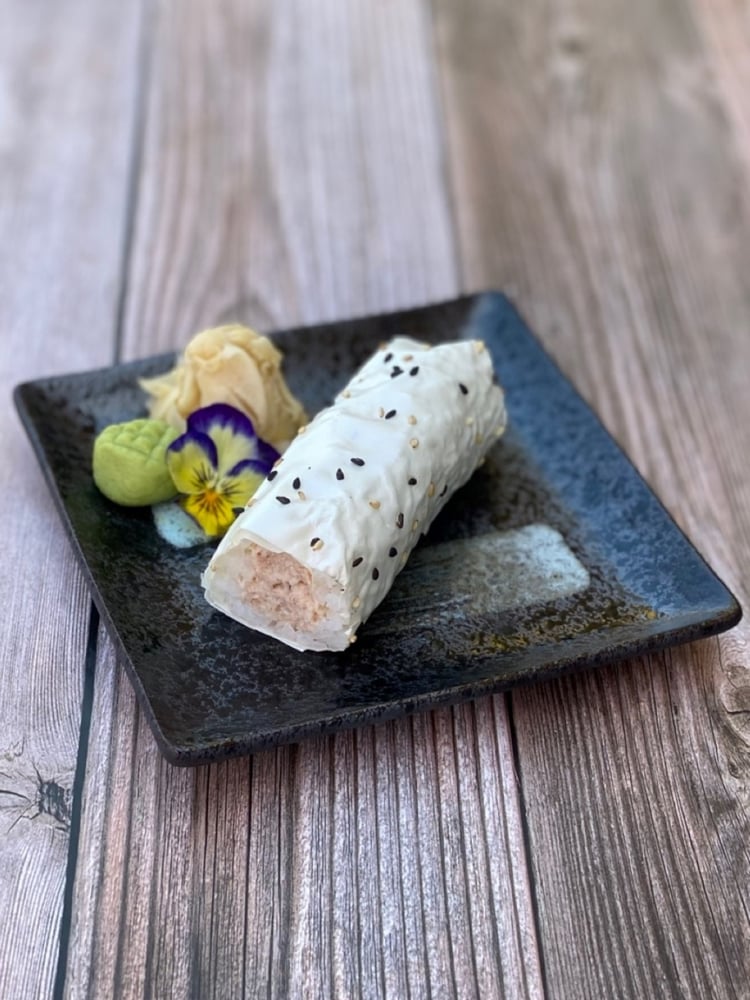 Baked Blue Crab Hand Roll