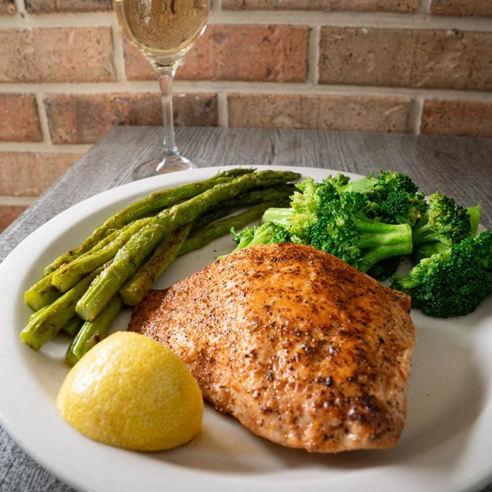 Salmon dinner