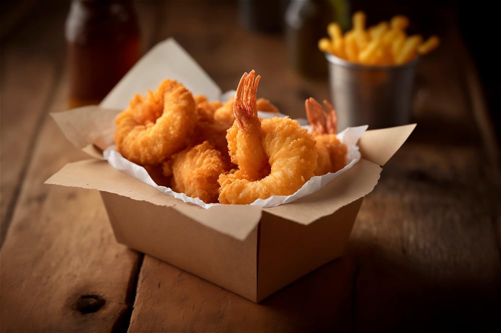 #4 - 16pc Jumbo Fried Shrimp Special