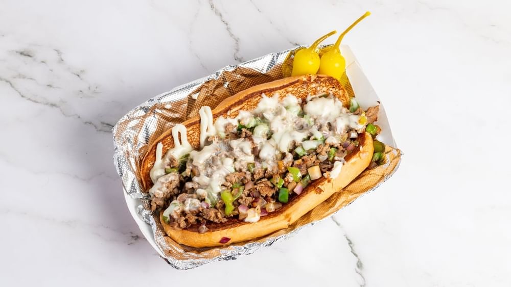 15. Philly Cheese Steak Sandwich