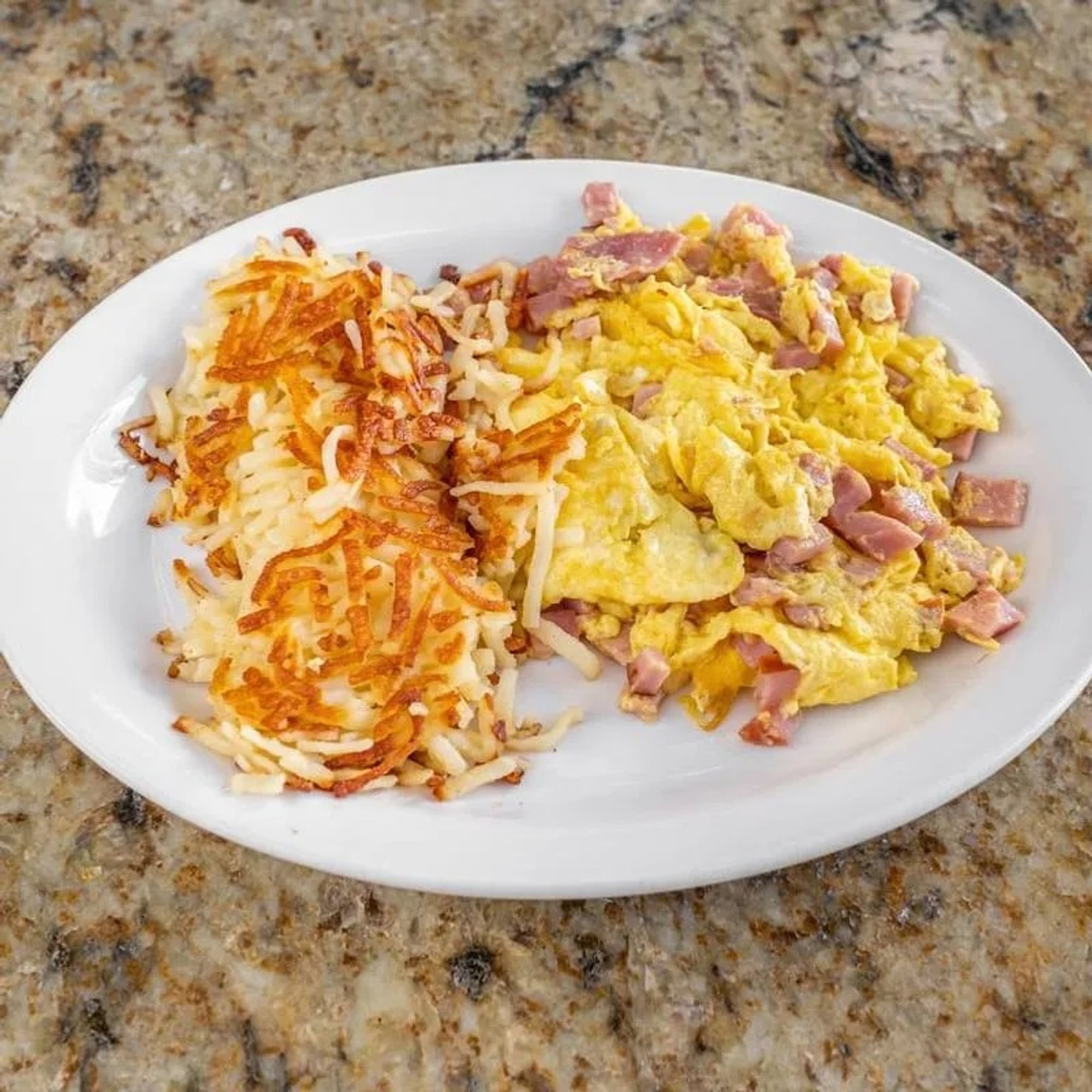 Diced Ham & Eggs