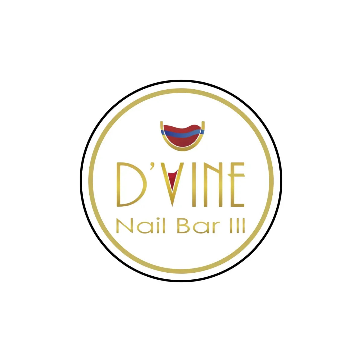 D'VINE NAIL BAR 3 Logo