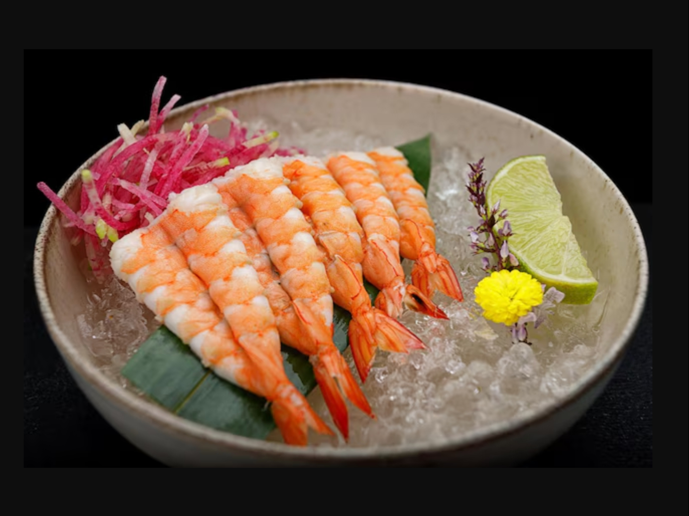 Shrimp (Ebi) Sashimi
