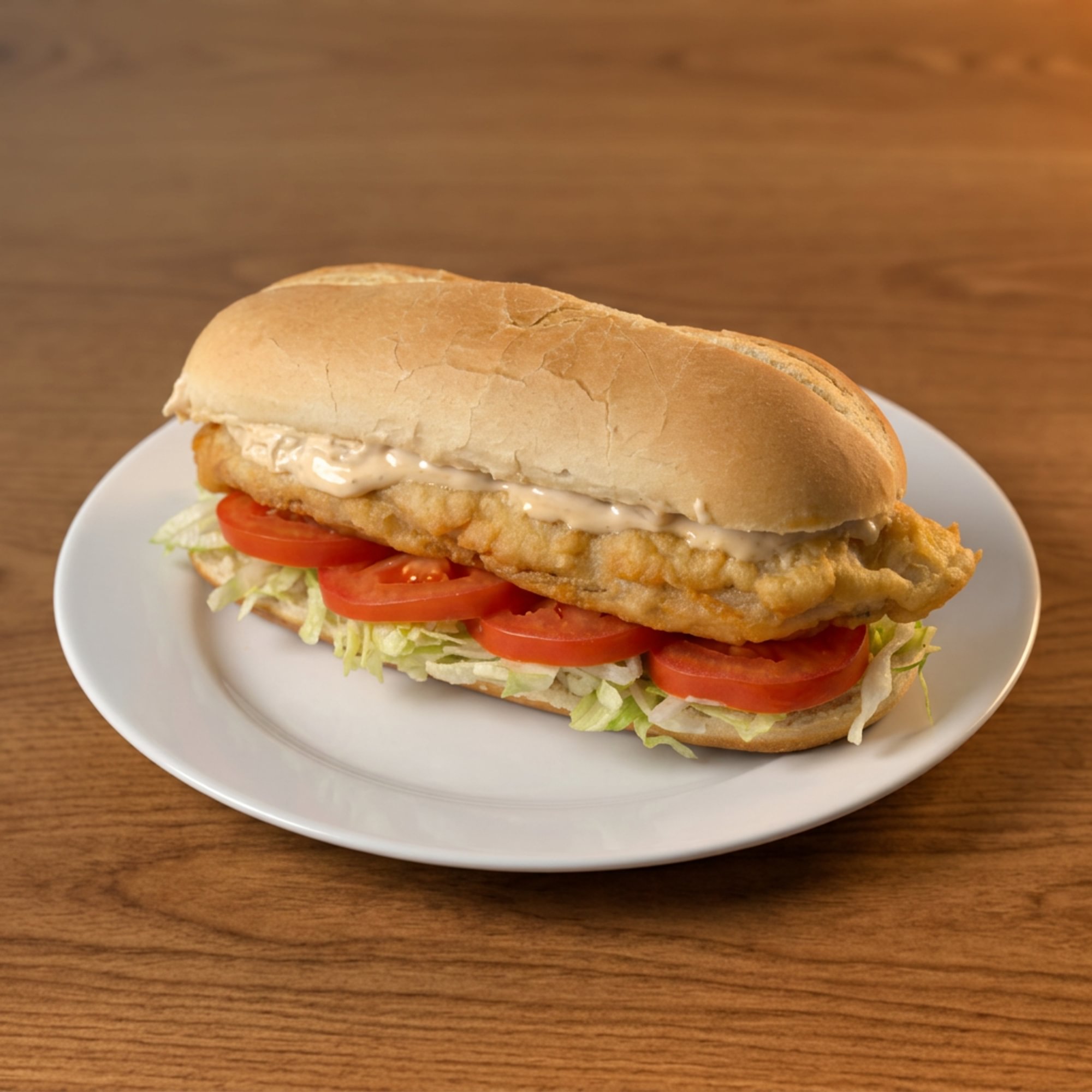 Crispy Whiting Po'Boy w/Fries