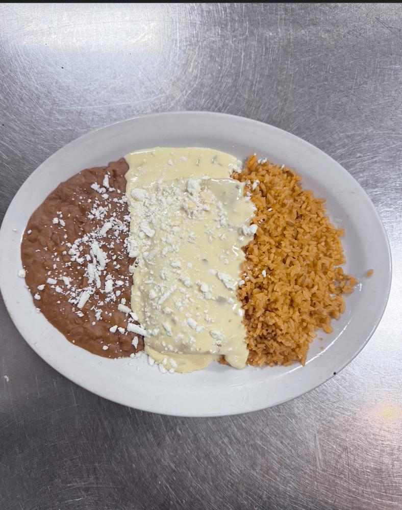 Jalapeno Cheese Dip Enchiladas.