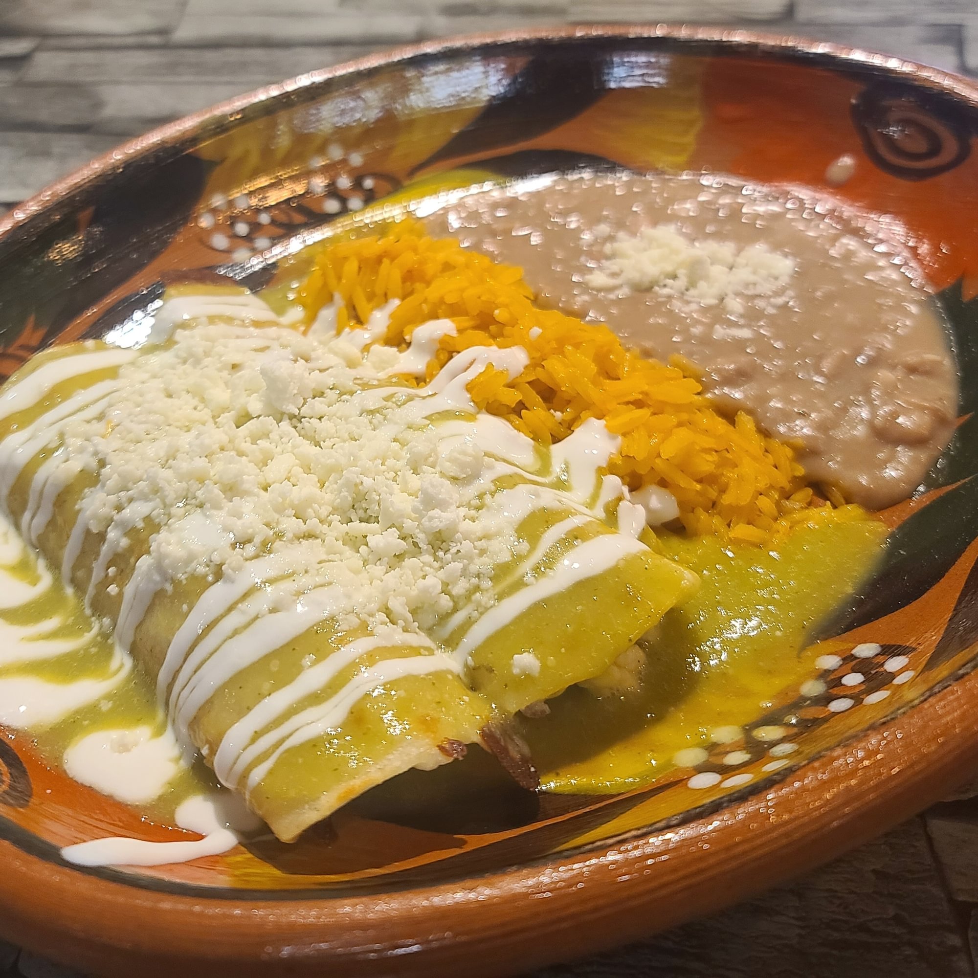 Green Enchiladas