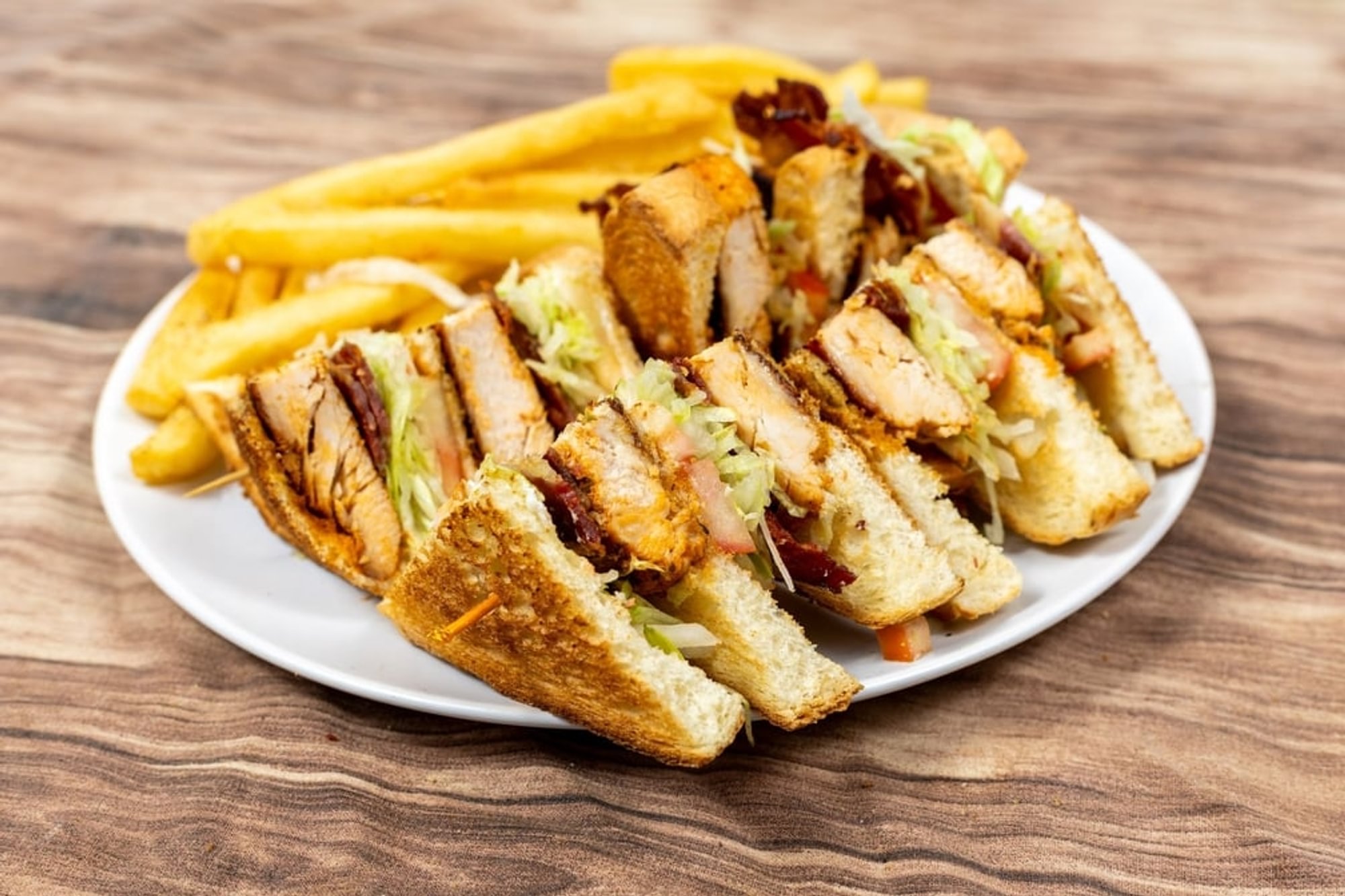 Grilled Chicken Club Sandwich