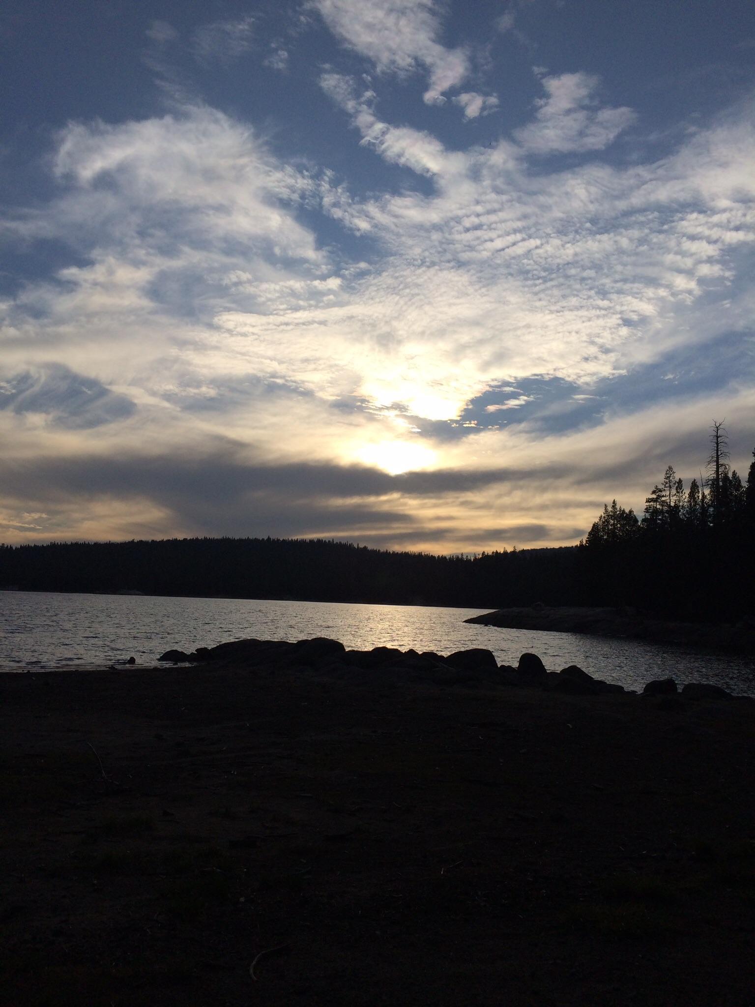 View of one of the beautiful Lakea in the Sierra