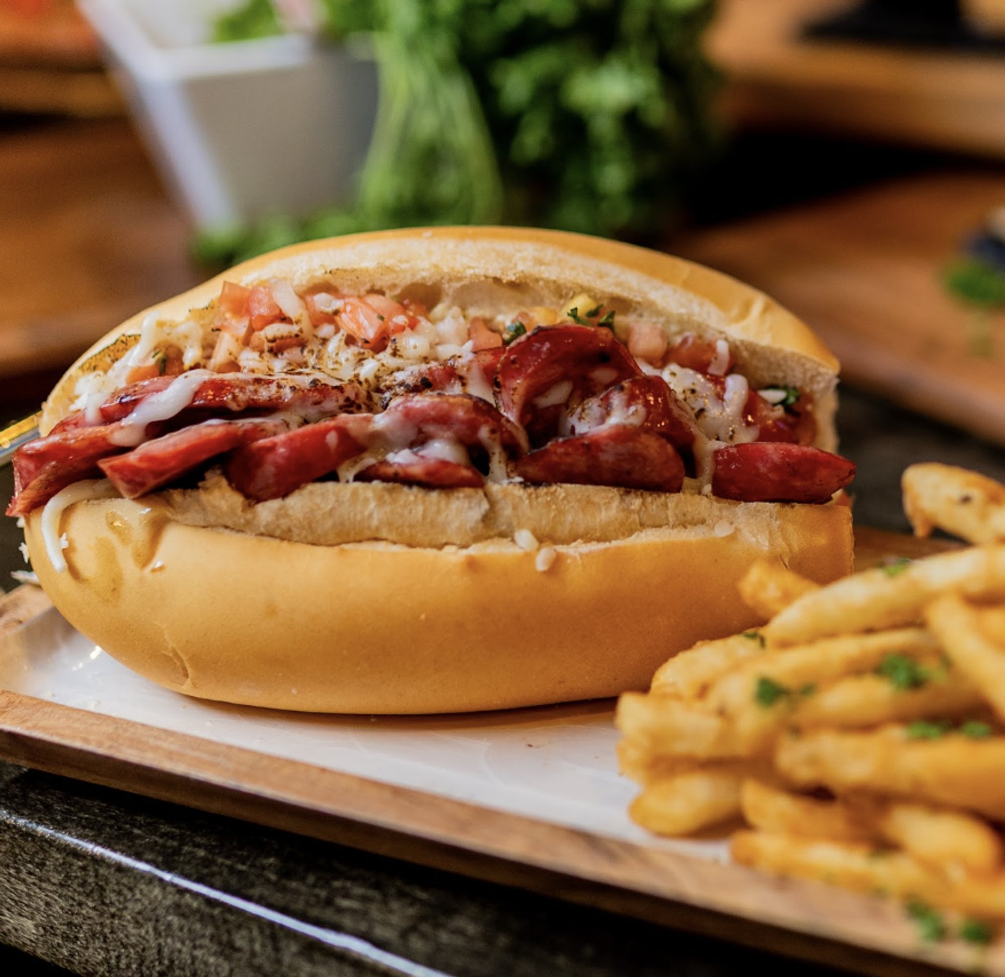 Brazilian Sausage Sandwich