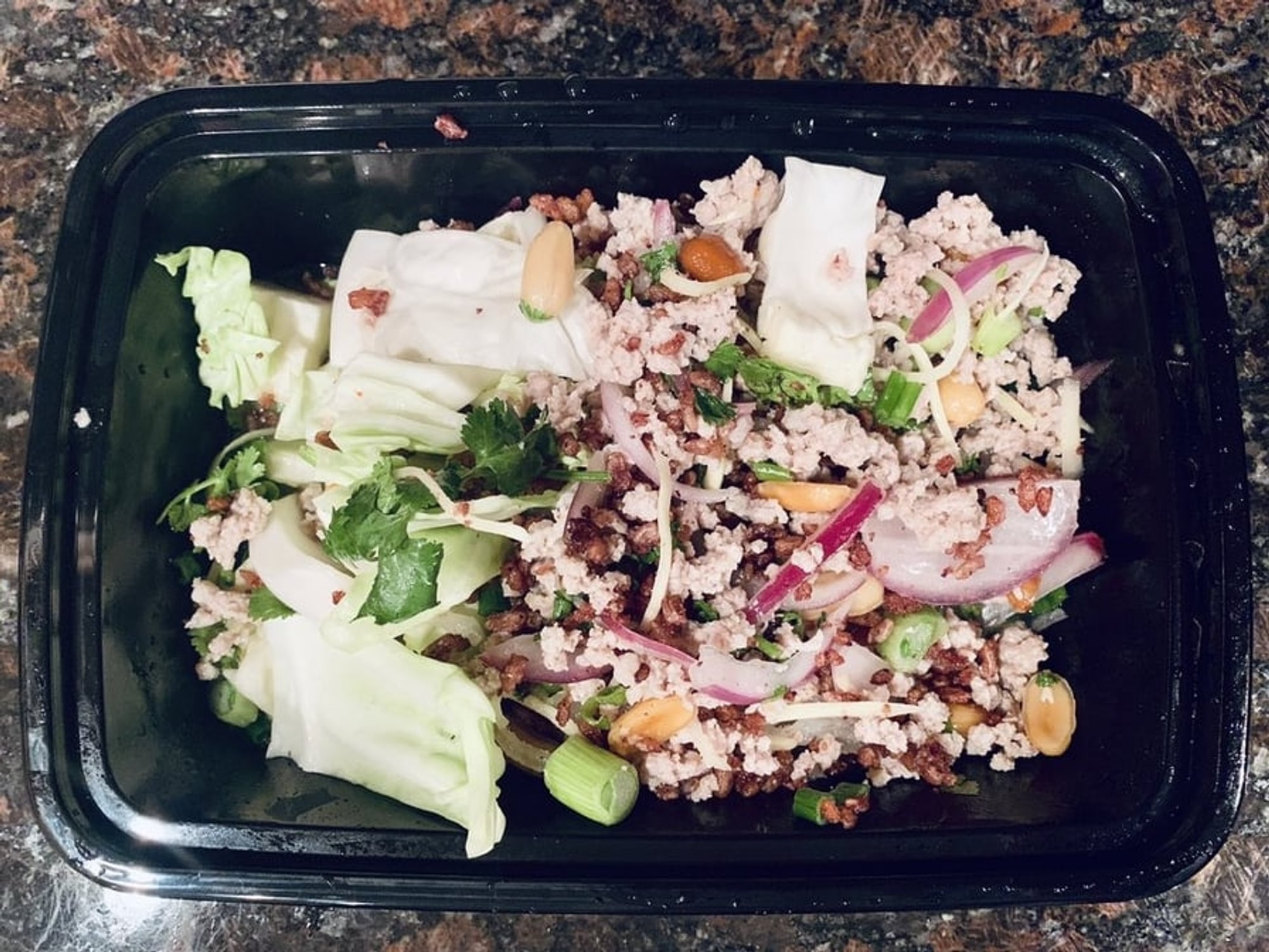 Tofu Crispy Brown Rice Salad