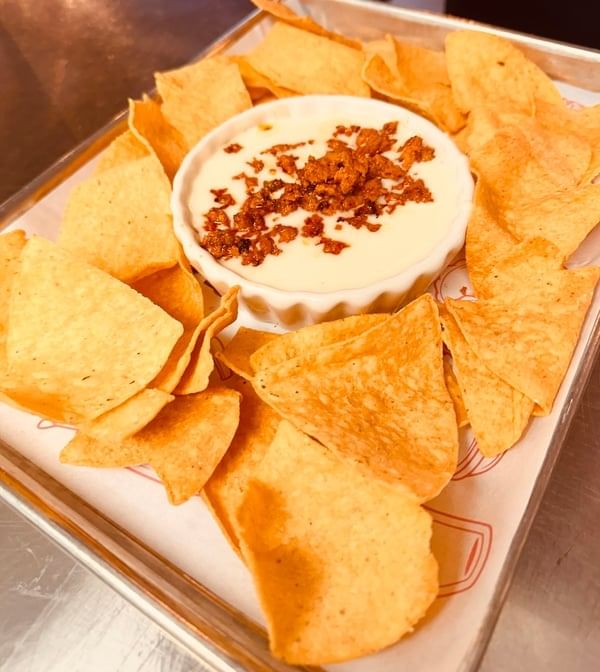 Queso Dip with Chorizo Side
