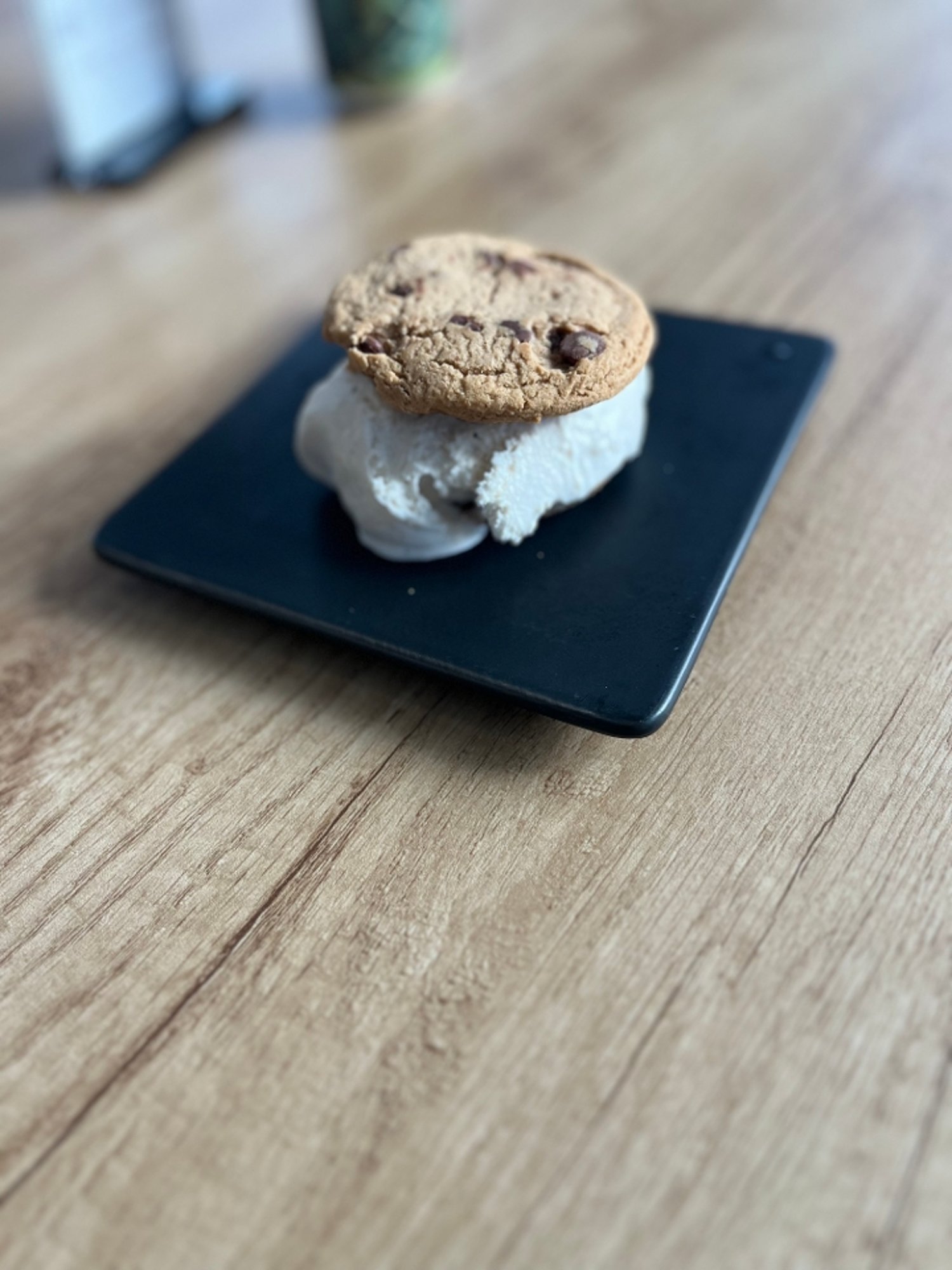 Chocolate Chip Cookie Ice Cream Sandwich