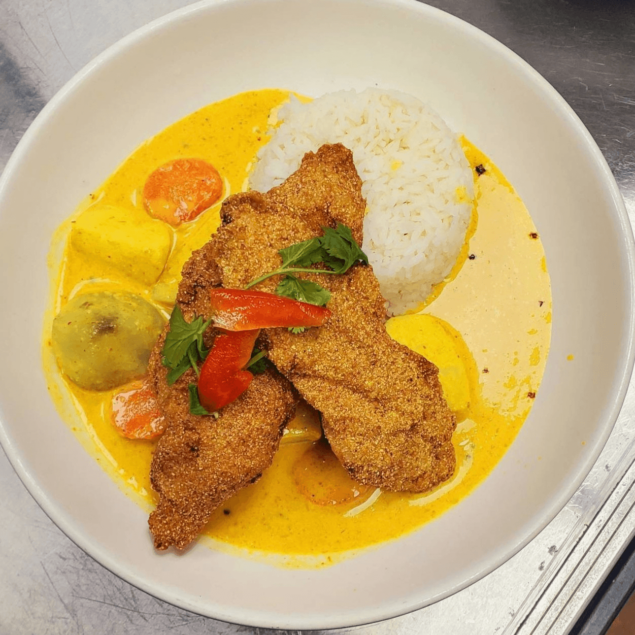 Catfish Yellow Curry🌶