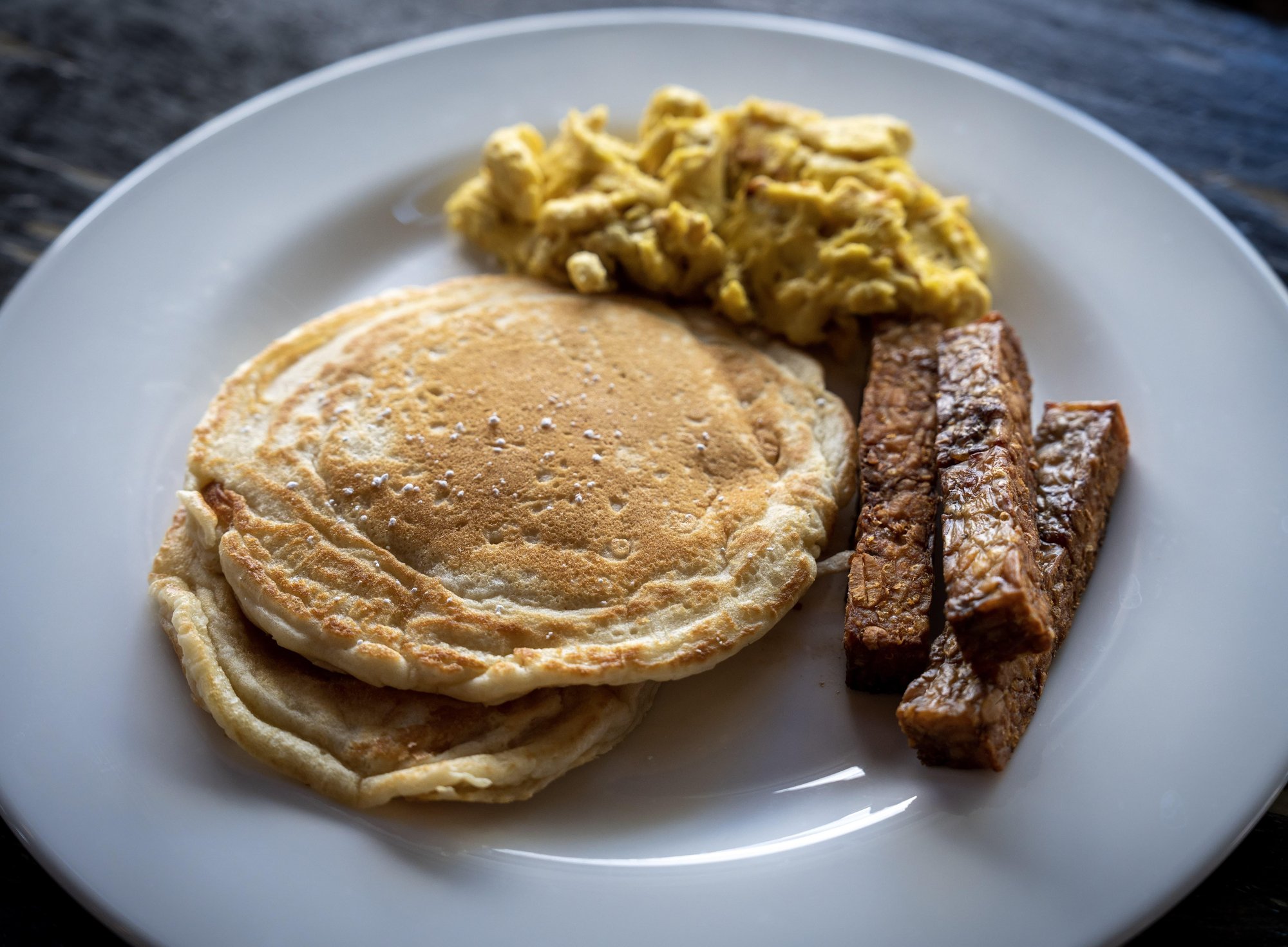 plant based Pancake Combo