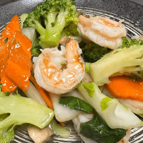 Shrimp with Mixed Vegetables Special
