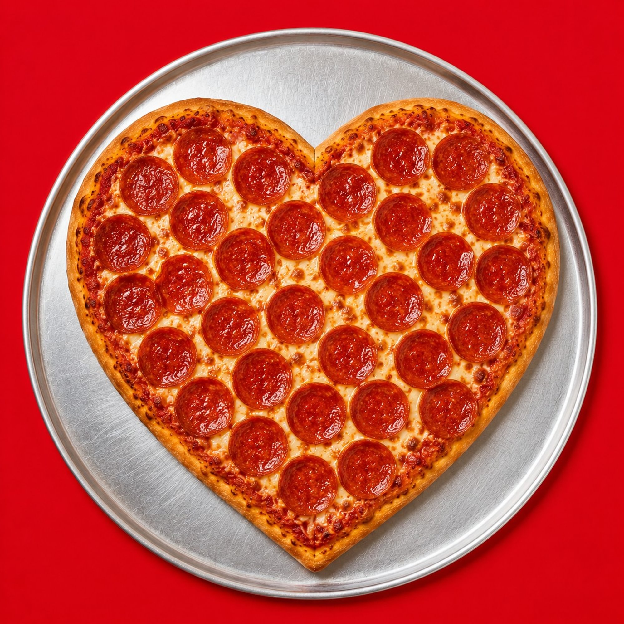 Heart Shaped Pizza