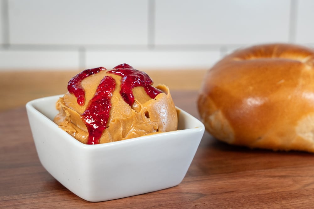 Bagel with Peanut Butter & Jelly