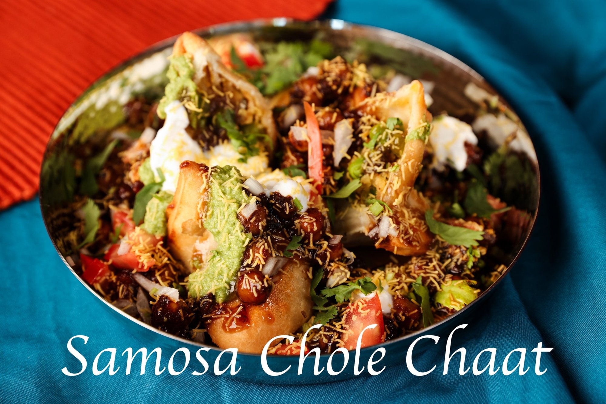 Samosa Chole Chaat