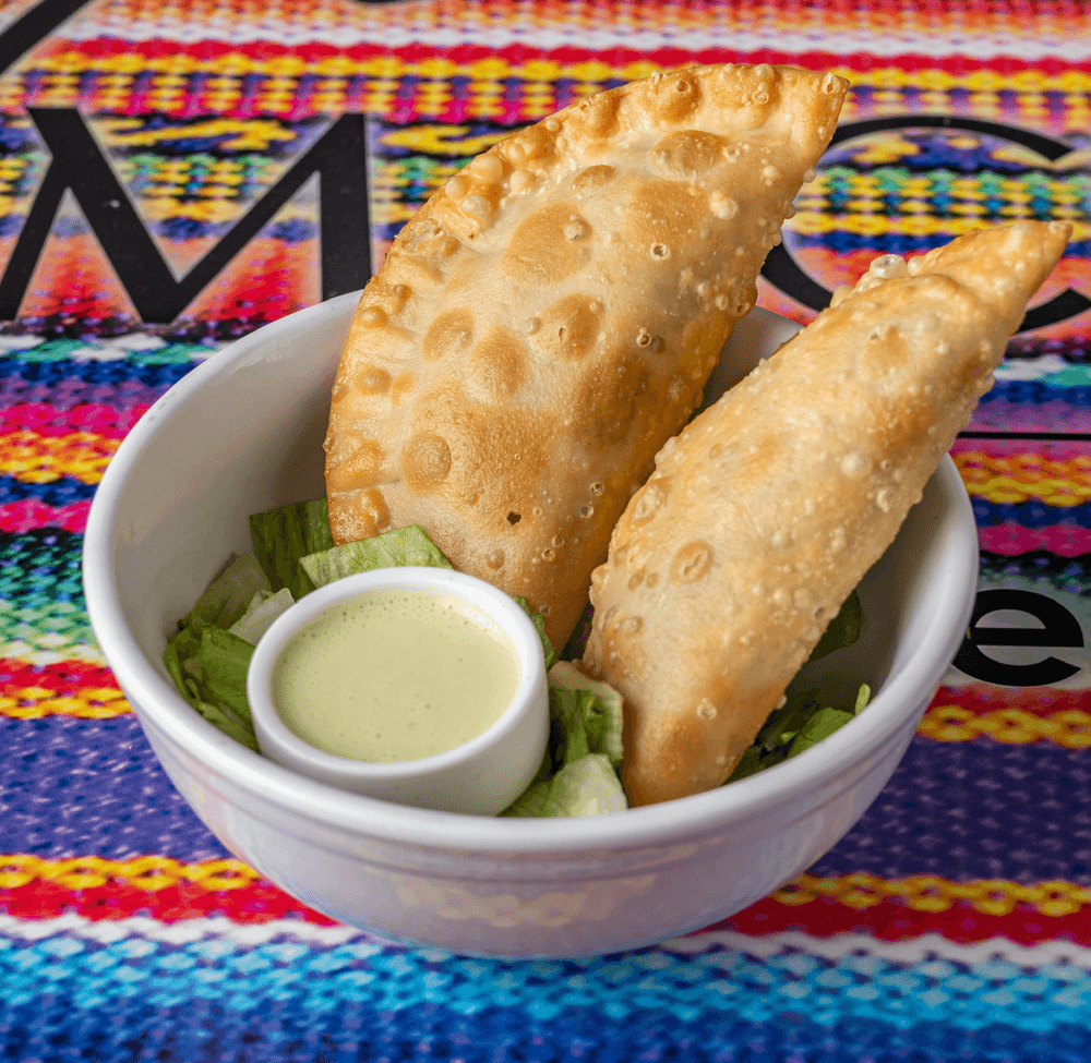Empanada Lomo Saltado & Aji D Gallina